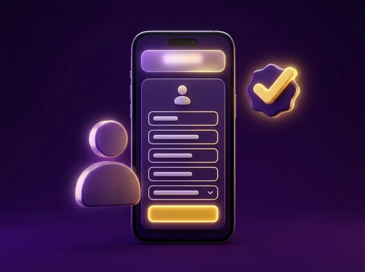 Регистрация в Wowbet: форма на экране смартфона
